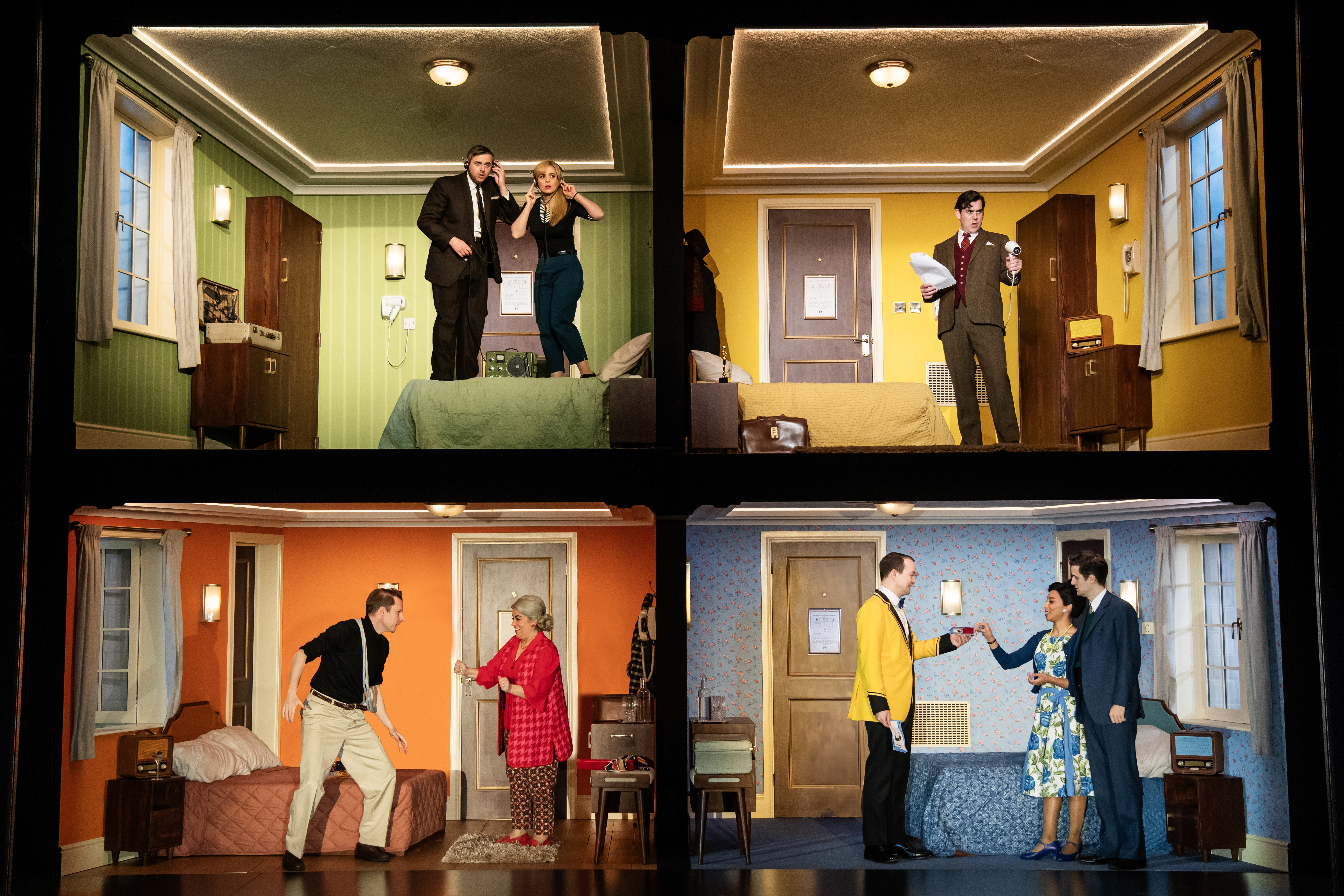 Review of ‘The Comedy About Spies’: “Scene-shaking, laughter-stirring camp”