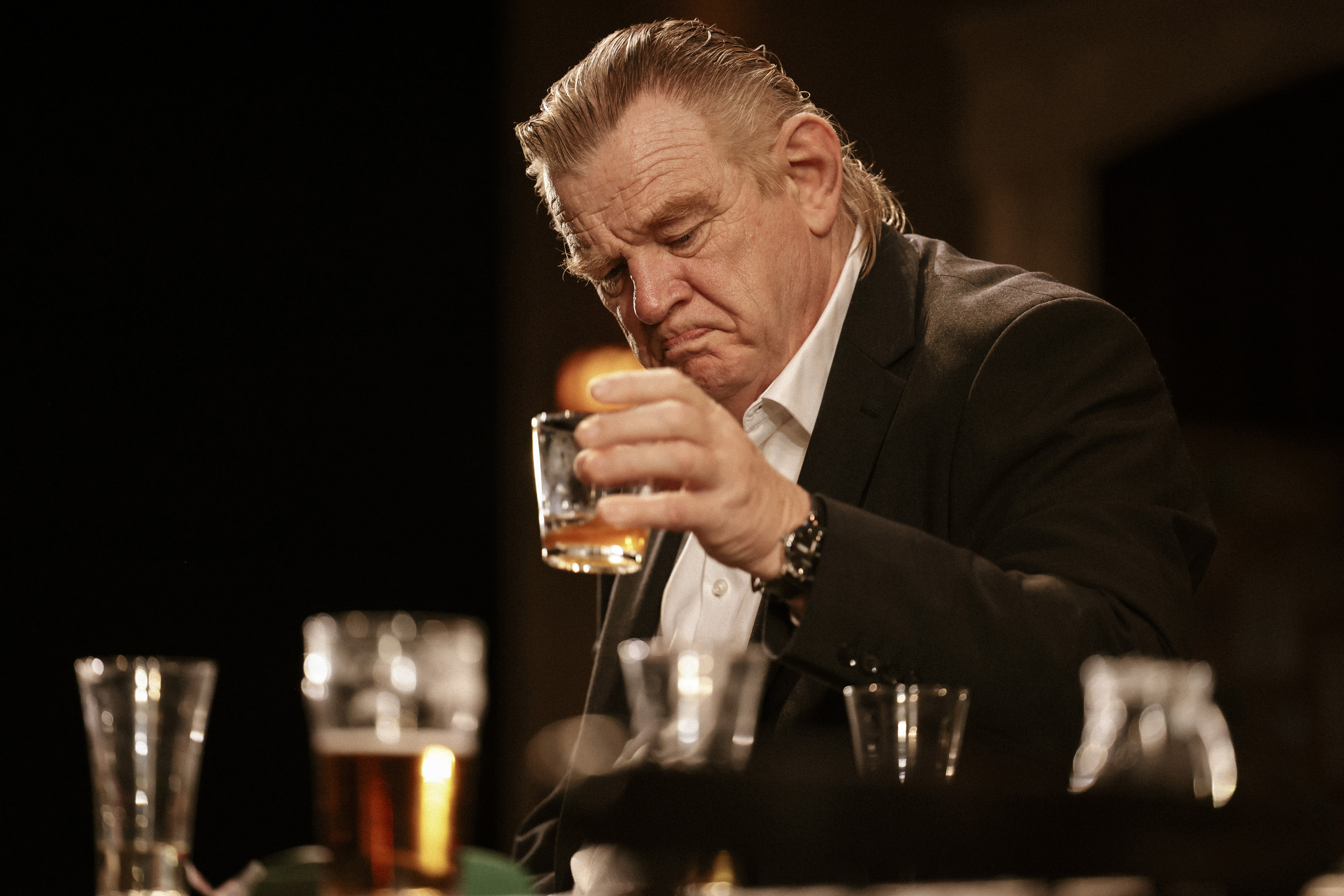 Review of ‘The Weir’: “Brendan Gleeson makes a splash in drama-dribbling play”