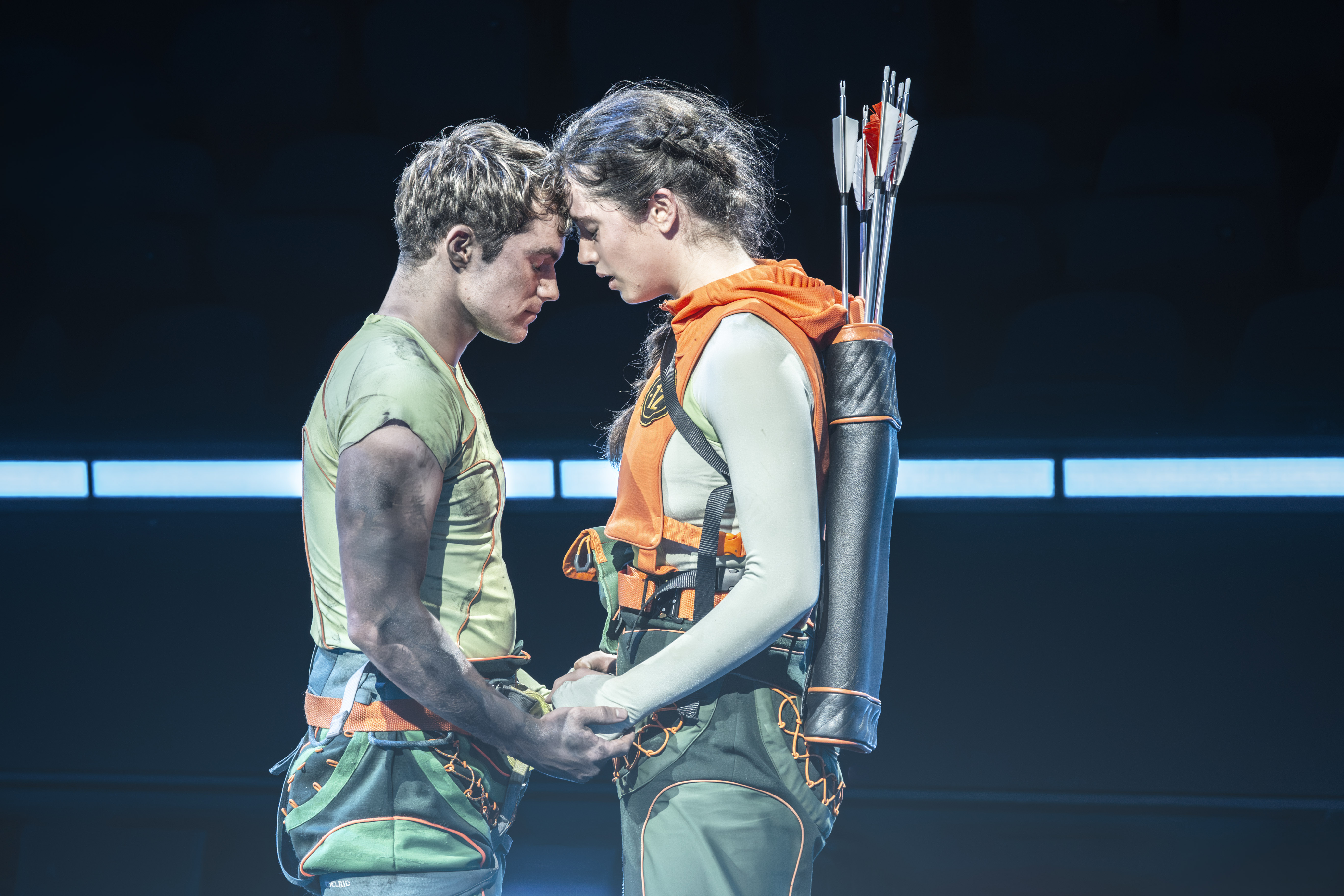Review of ‘The Hunger Games’ (2025 Troubadour Canary Wharf): “Stage adaptation of Suzanne Collins’s best-seller builds a strong appetite but doesn’t clench audience’s thirst”