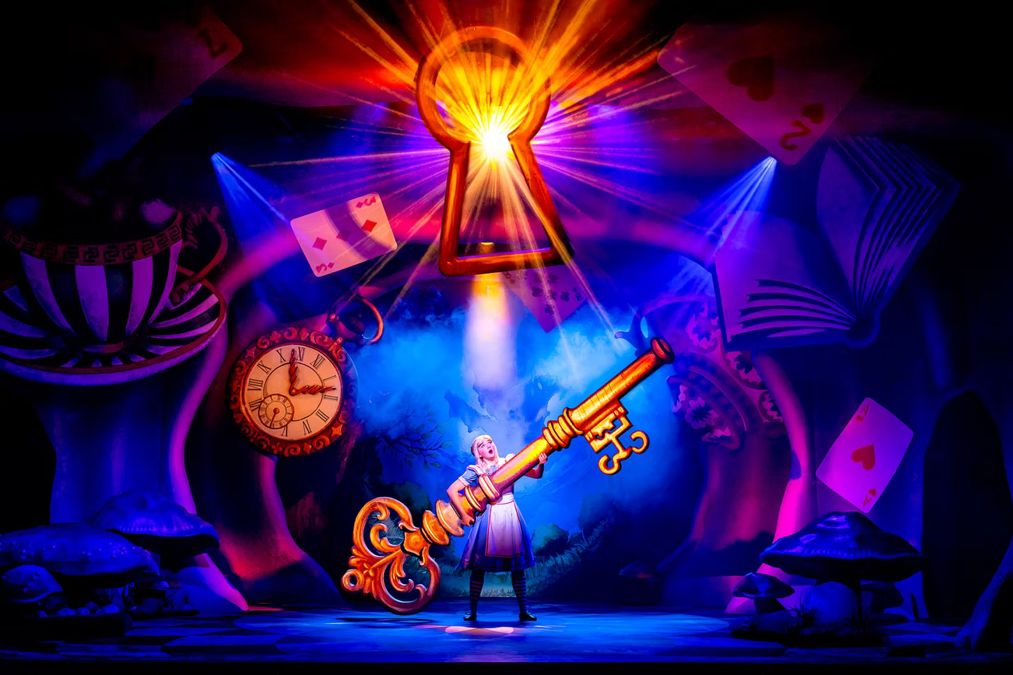 Review of ‘Alice In Wonderland’ (2026, Riverside Studios): “Eye-catching production is shrunk by tweedle-dull performances”